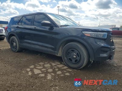 Czwarte zdjęcie samochodu z boku: 2020 FORD EXPLORER POLICE INTERCEPTOR VIN:1FM5K8AC5LGA03782 - miniatura