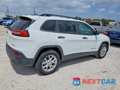 Trzecie zdjęcie samochodu z tyłu: 2016 JEEP CHEROKEE SPORT VIN:1C4PJLAB6GW234549 - miniatura