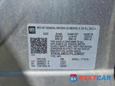 Zdjęcie 14 z 14 samochodu: 2023 GMC TERRAIN SLE VIN:3GKALMEG7PL239037 - miniatura