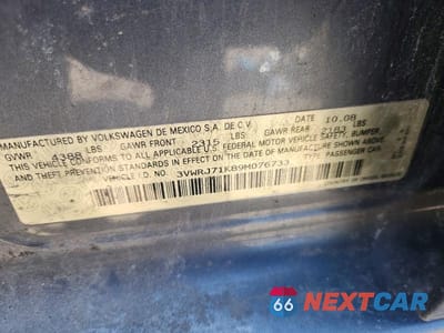 Zdjęcie 12 z 12 samochodu: 2009 VOLKSWAGEN JETTA WOLFSBURG VIN:3VWRJ71K89M076733 - miniatura