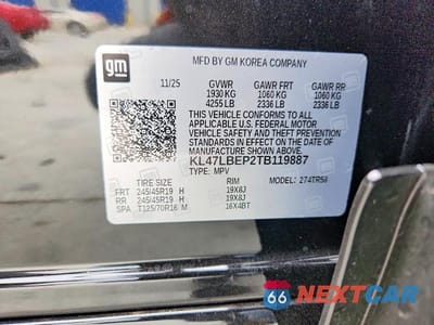 Zdjęcie 13 z 13 samochodu: 2026 BUICK ENVISTA SPORT TOURING VIN:KL47LBEP2TB119887 - miniatura