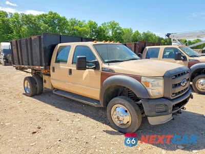 Czwarte zdjęcie samochodu z boku: 2013 FORD F450 SUPER DUTY VIN:1FDGW4GY3DEA10347 - miniatura