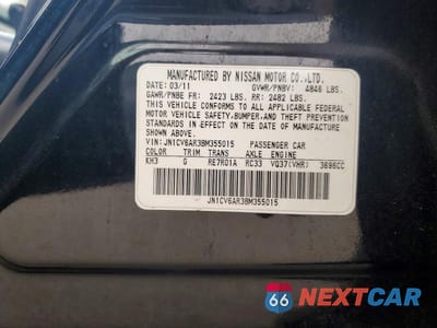 Zdjęcie 12 z 12 samochodu: 2011 INFI G37 SEDAN VIN:JN1CV6AR3BM355015 - miniatura