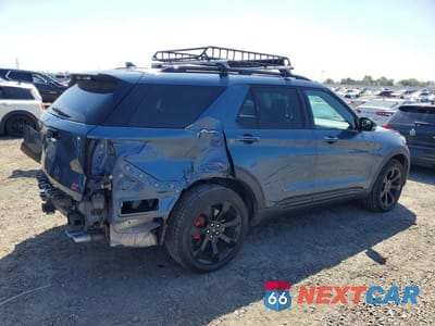 Trzecie zdjęcie samochodu z tyłu: 2020 FORD EXPLORER ST VIN:1FM5K8GC2LGC09830 - miniatura