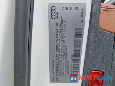 Zdjęcie 12 z 12 samochodu: 2022 AUDI A4 VIN:WAUEAAF49NN002940 - miniatura