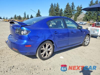 Trzecie zdjęcie samochodu z tyłu: 2007 MAZDA 3 S VIN:JM1BK323371637996 - miniatura