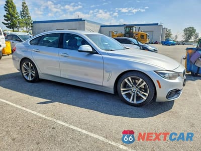 Czwarte zdjęcie samochodu z boku: 2019 BMW 430I GRAN COUPE VIN:WBA4J1C58KBM13591 - miniatura