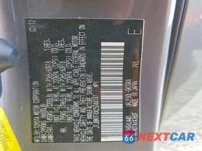 Zdjęcie 13 z 13 samochodu: 2012 LEXUS GX 460 BASE VIN:JTJBM7FXXC5044747 - miniatura