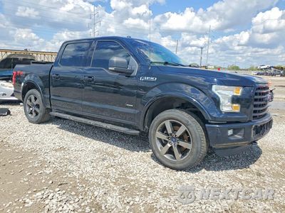Czwarte zdjęcie samochodu z boku: 2016 FORD F150 SUPERCREW VIN:1FTEW1EG7GFD16583 - miniatura