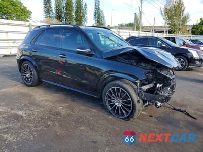 Czwarte zdjęcie samochodu z boku: 2022 MERCEDES-BENZ GLE 350 VIN:4JGFB4JB8NA631202 - miniatura