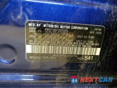 Zdjęcie 14 z 14 samochodu: 2020 MITSUBISHI OUTLANDER SE VIN:JA4AZ3A39LZ043119 - miniatura