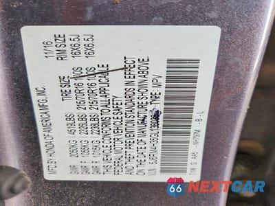 Zdjęcie 14 z 14 samochodu: 2016 HONDA CR-V LX VIN:5J6RM4H35GL138038 - miniatura
