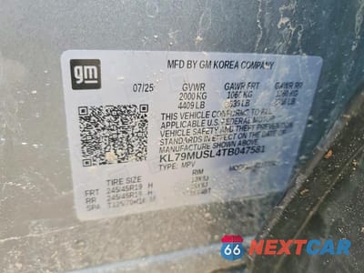 Zdjęcie 14 z 14 samochodu: 2026 CHEVROLET TRAILBLAZER RS VIN:KL79MUSL4TB047581 - miniatura