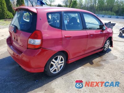 Trzecie zdjęcie samochodu z tyłu: 2008 HONDA FIT SPORT VIN:JHMGD38608S022088 - miniatura