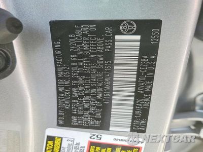 Zdjęcie 12 z 12 samochodu: 2021 TOYOTA CAMRY SE VIN:4T1G11AK6MU471615 - miniatura