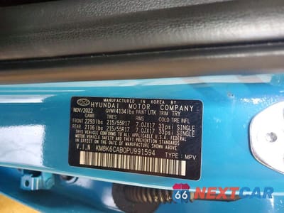 Zdjęcie 13 z 13 samochodu: 2023 HYUNDAI KONA SEL VIN:KM8K6CAB0PU991594 - miniatura