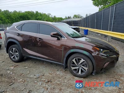 Czwarte zdjęcie samochodu z boku: 2019 LEXUS NX 300 BASE VIN:JTJBARBZ6K2191403 - miniatura