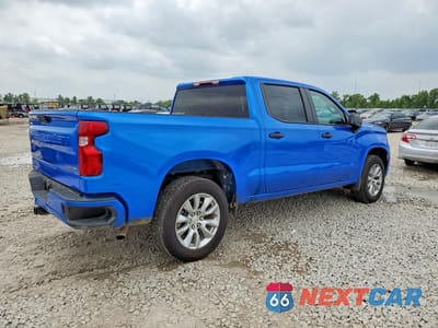 Trzecie zdjęcie samochodu z tyłu: 2025 CHEVROLET SILVERADO C1500 CUSTOM VIN:3GCPABEK8SG319551 - miniatura