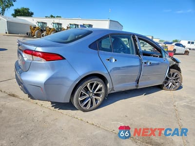 Trzecie zdjęcie samochodu z tyłu: 2020 TOYOTA COROLLA SE VIN:JTDS4RCEXLJ017735 - miniatura