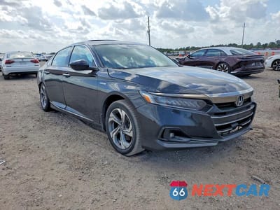 Czwarte zdjęcie samochodu z boku: 2021 HONDA ACCORD TOURING HYBRID VIN:1HGCV3F98MA010833 - miniatura