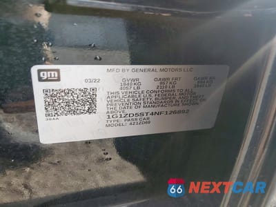 Zdjęcie 13 z 13 samochodu: 2022 CHEVROLET MALIBU LT VIN:1G1ZD5ST4NF126892 - miniatura