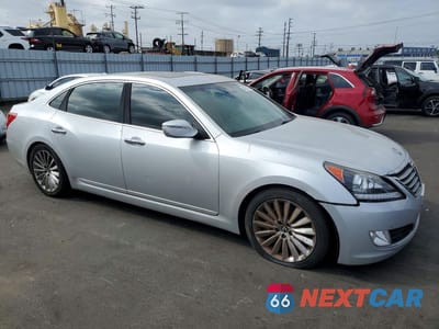 Czwarte zdjęcie samochodu z boku: 2015 HYUNDAI EQUUS SIGNATURE VIN:KMHGH4JH4FU094190 - miniatura