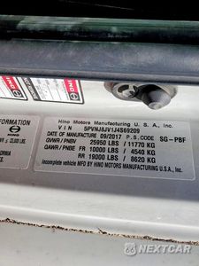 Zdjęcie 13 z 13 samochodu: 2018 HINO 258/268 BOX TRUCK VIN:5PVNJ8JV1J4S69209 - miniatura