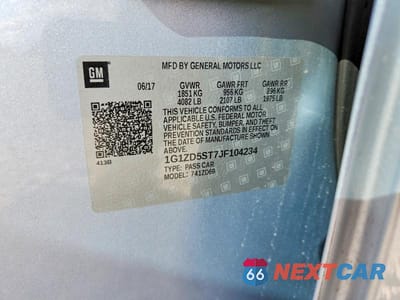 Zdjęcie 12 z 12 samochodu: 2018 CHEVROLET MALIBU LT VIN:1G1ZD5ST7JF104234 - miniatura