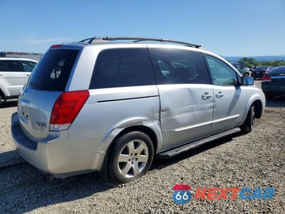 Trzecie zdjęcie samochodu z tyłu: 2004 NISSAN QUEST 3.5 S VIN:5N1BV28U44N347123 - miniatura