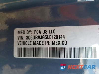 Zdjęcie 14 z 14 samochodu: 2020 RAM PROMASTER - DELIVERY VAN VIN:3C6URVJG5LE129144 - miniatura