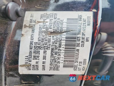 Zdjęcie 13 z 13 samochodu: 2011 MITSUBISHI ENDEAVOR LS VIN:4A4JN2AS1BE026512 - miniatura
