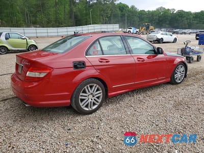 Trzecie zdjęcie samochodu z tyłu: 2009 MERCEDES-BENZ C 300 4MATIC VIN:WDDGF81X29F220649 - miniatura