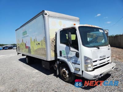 Czwarte zdjęcie samochodu z boku: 2011 ISUZU NPR BOX TRUCK VIN:JALC4W160B7001407 - miniatura