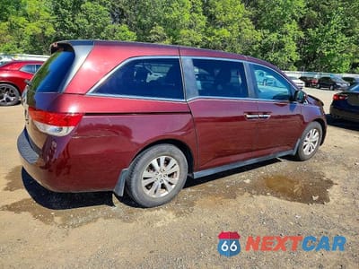 Trzecie zdjęcie samochodu z tyłu: 2016 HONDA ODYSSEY EXL VIN:5FNRL5H61GB020208 - miniatura
