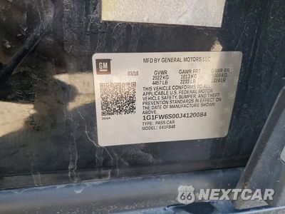 Zdjęcie 12 z 12 samochodu: 2018 CHEVROLET BOLT EV LT VIN:1G1FW6S00J4120084 - miniatura