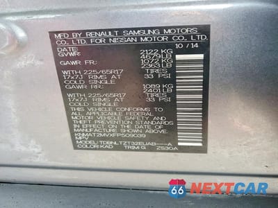 Zdjęcie 12 z 12 samochodu: 2015 NISSAN ROGUE SV VIN:KNMAT2MVXFP509039 - miniatura