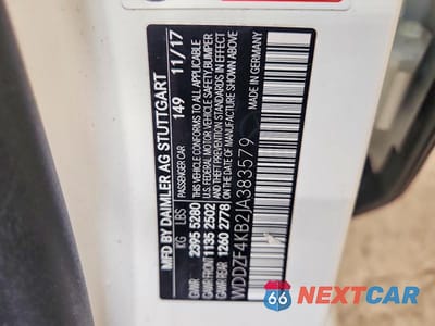 Zdjęcie 12 z 12 samochodu: 2018 MERCEDES-BENZ E 300 4MATIC VIN:WDDZF4KB2JA383579 - miniatura
