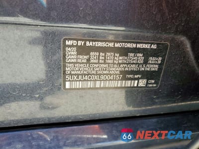 Zdjęcie 14 z 14 samochodu: 2020 BMW X5 M50I VIN:5UXJU4C0XL9D04157 - miniatura