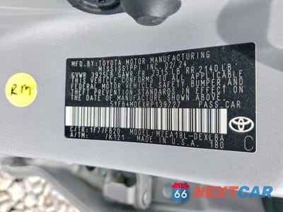 Zdjęcie 12 z 12 samochodu: 2024 TOYOTA COROLLA LE VIN:5YFB4MDEXRP139727 - miniatura