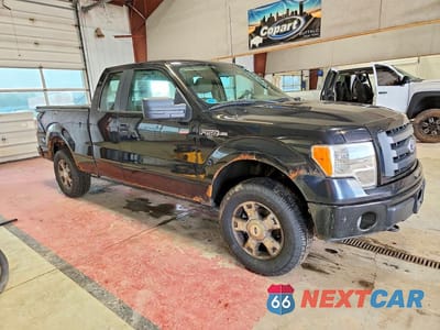 Czwarte zdjęcie samochodu z boku: 2010 FORD F150 SUPER CAB VIN:1FTEX1E81AFC47032 - miniatura