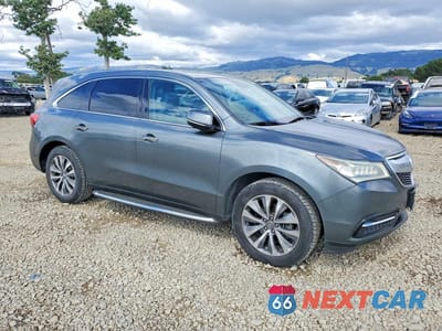Czwarte zdjęcie samochodu z boku: 2016 ACURA MDX TECHNOLOGY VIN:5FRYD3H42GB003735 - miniatura