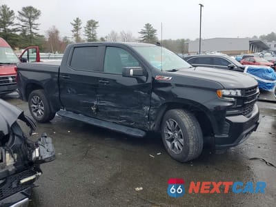 Czwarte zdjęcie samochodu z boku: 2021 CHEVROLET SILVERADO K1500 RST VIN:3GCUYEED7MG260433 - miniatura