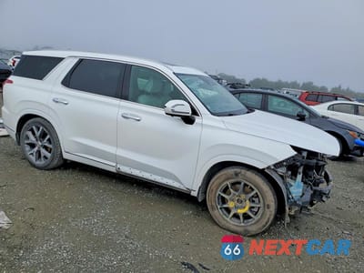 Czwarte zdjęcie samochodu z boku: 2021 HYUNDAI PALISADE LIMITED VIN:KM8R5DHE4MU277387 - miniatura