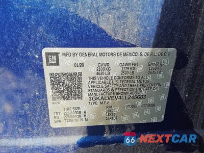 Zdjęcie 13 z 13 samochodu: 2020 GMC TERRAIN SLT VIN:3GKALVEV4LL245683 - miniatura