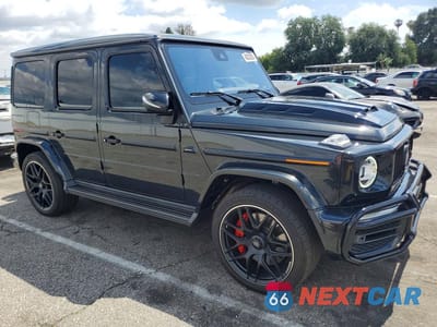 Czwarte zdjęcie samochodu z boku: 2023 MERCEDES-BENZ G 63 AMG VIN:W1NYC7HJ1PX469172 - miniatura
