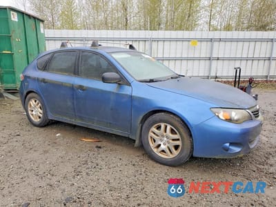 Czwarte zdjęcie samochodu z boku: 2008 SUBARU IMPREZA 2.5I VIN:JF1GH61648G803951 - miniatura