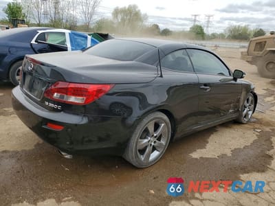 Trzecie zdjęcie samochodu z tyłu: 2010 LEXUS IS 350 VIN:JTHFE2C21A2503559 - miniatura