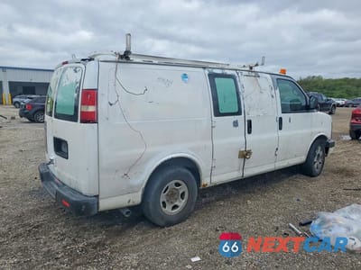 Trzecie zdjęcie samochodu z tyłu: 2007 CHEVROLET EXPRESS G1500 VIN:1GCFG15X771236702 - miniatura