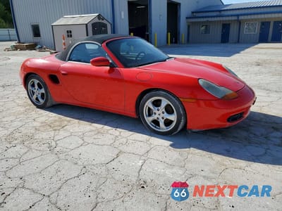 Czwarte zdjęcie samochodu z boku: 2002 PORSCHE BOXSTER VIN:WP0CA29862U620846 - miniatura
