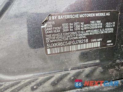 Zdjęcie 13 z 13 samochodu: 2015 BMW X5 VIN:5UXKR6C54F0J78218 - miniatura